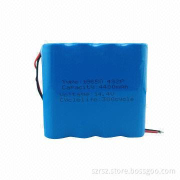 Lithium-ion Battery Pack, 14.4V, 4,400mAh Capacity